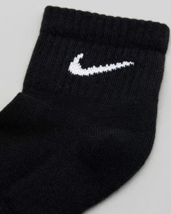 Socks*Nike Women's Everyday Cushion Ankle Sock Pack Black