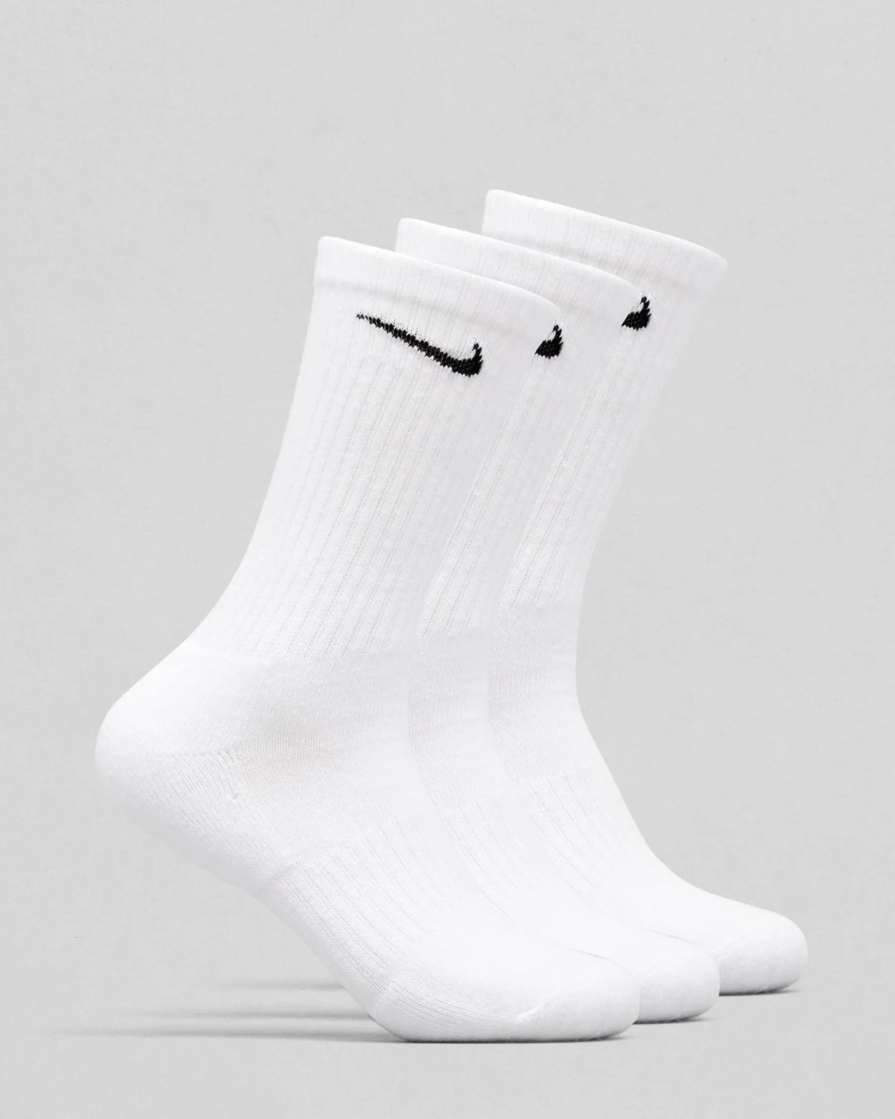 Socks*Nike Women's Everyday Cushion Crew Sock Pack White