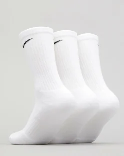 Socks*Nike Women's Everyday Cushion Crew Sock Pack White