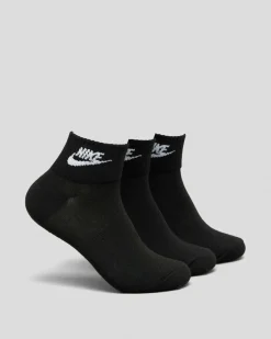 Socks*Nike Women's Everyday Essential Ankle Sock Pack Black/white