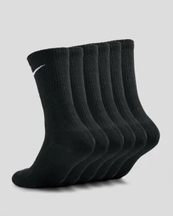 Socks*Nike Women's Everyday Plus Cushioned Training Crew Sock Pack Black/white