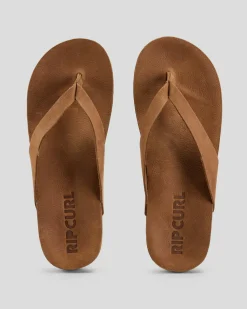 Flip Flops*Rip Curl Womens Freedom Bloom Slide Sandals Tan