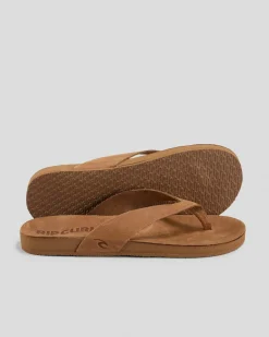Flip Flops*Rip Curl Womens Freedom Bloom Slide Sandals Tan