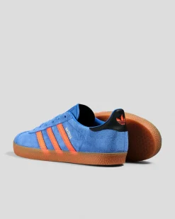 Sneakers*adidas Womens Gazelle Shoes Focus Blue/solar Orange/core Black