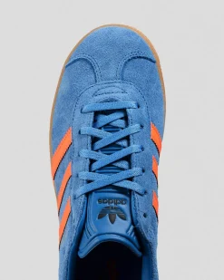 Sneakers*adidas Womens Gazelle Shoes Focus Blue/solar Orange/core Black