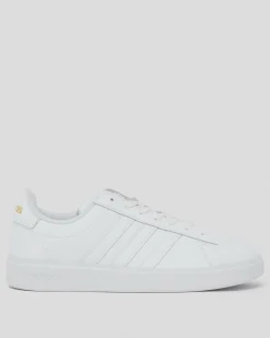 Sneakers*adidas Womens Grand Court 2.0 Shoes Ftwr White/ftwr White/gold Met
