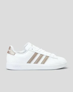 Sneakers*adidas Womens Grand Court Shoes Ftwr White/platinmet/platin Met