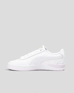 Sneakers*Puma Womens Jada Classic Shoes Puma White-puma Gold-lilac Frost