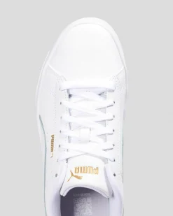 Sneakers*Puma Womens Jada Classic Shoes Puma White-puma Gold-lilac Frost