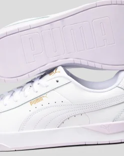 Sneakers*Puma Womens Jada Classic Shoes Puma White-puma Gold-lilac Frost