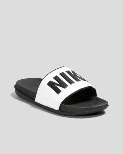 Slides*Nike Womens Offcourt Slide Sandals Black/black-summit White