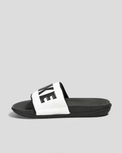 Slides*Nike Womens Offcourt Slide Sandals Black/black-summit White