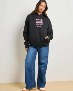 Jumpers & Hoodies*Kiss Chacey Women's Occult Oversized Hoodie Jet Black
