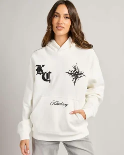 Jumpers & Hoodies*Kiss Chacey Women's Paragons Relaxed Hoodie Natural White