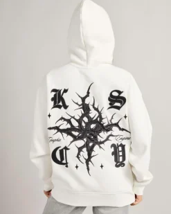 Jumpers & Hoodies*Kiss Chacey Women's Paragons Relaxed Hoodie Natural White