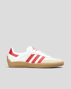 Sneakers*adidas Womens Puig Samba Shoes Ftwr White/better Scarlet/gum4