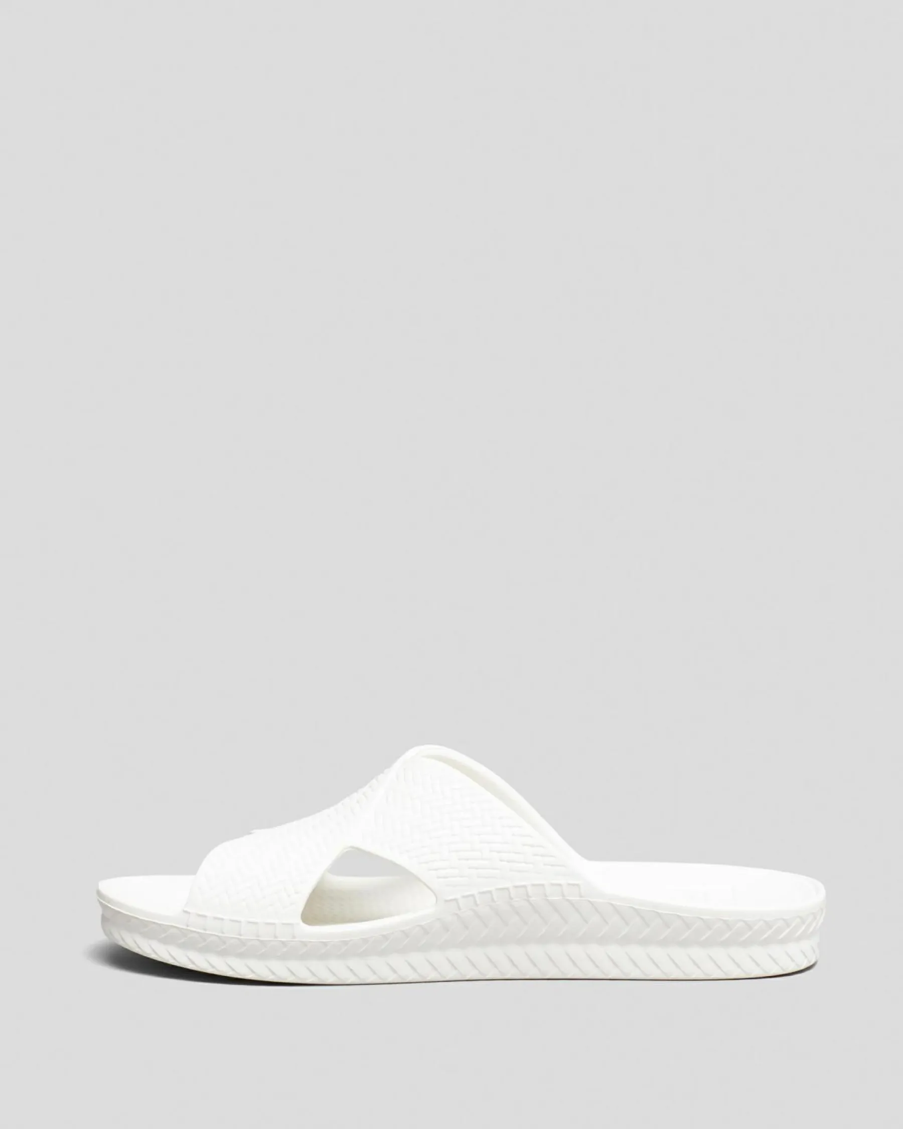 Slides*Reef Womens Water X Slide Sandals White