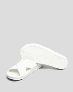 Slides*Reef Womens Water X Slide Sandals White