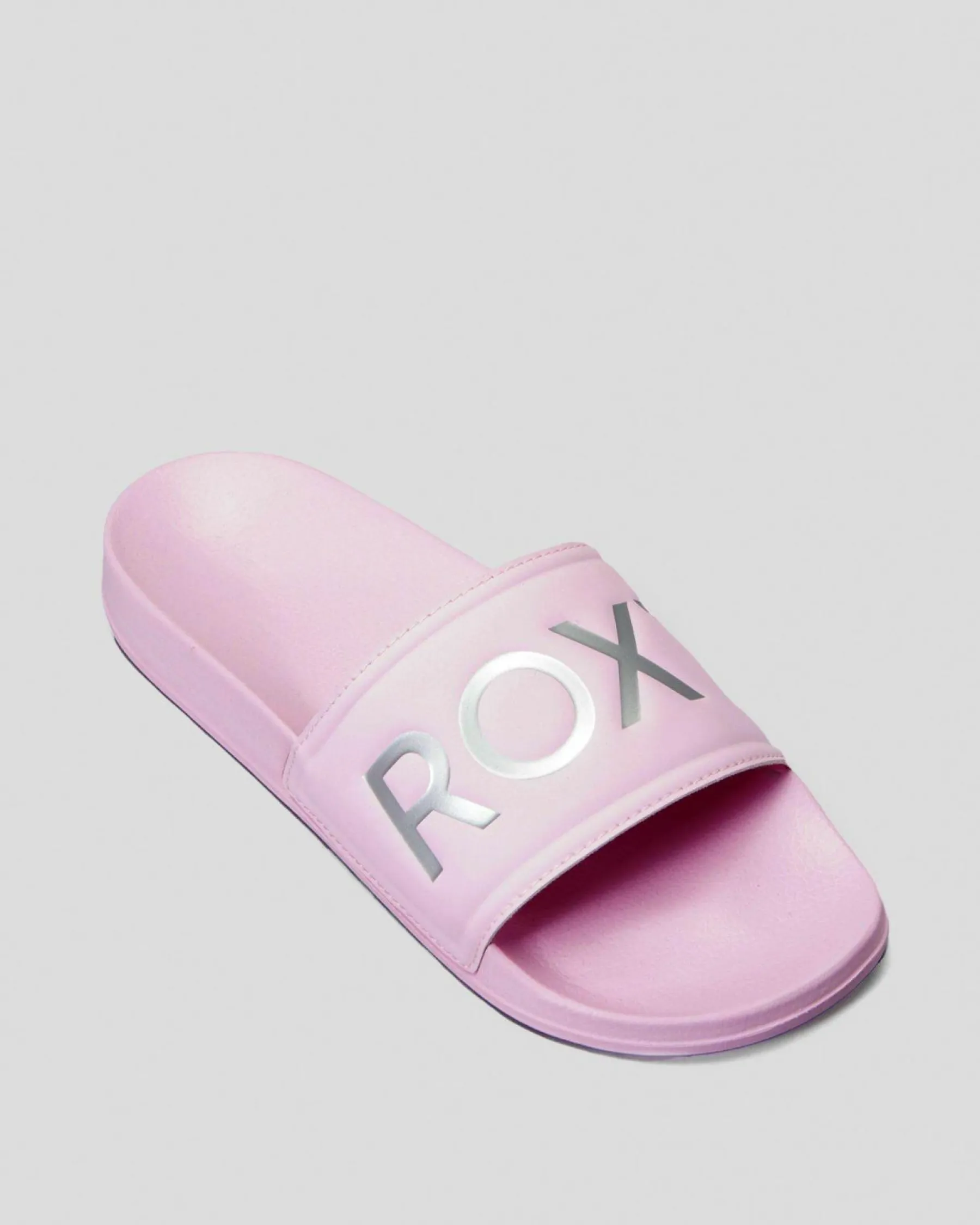 Slides*Roxy Womens Slippy Slide Sandals Pink