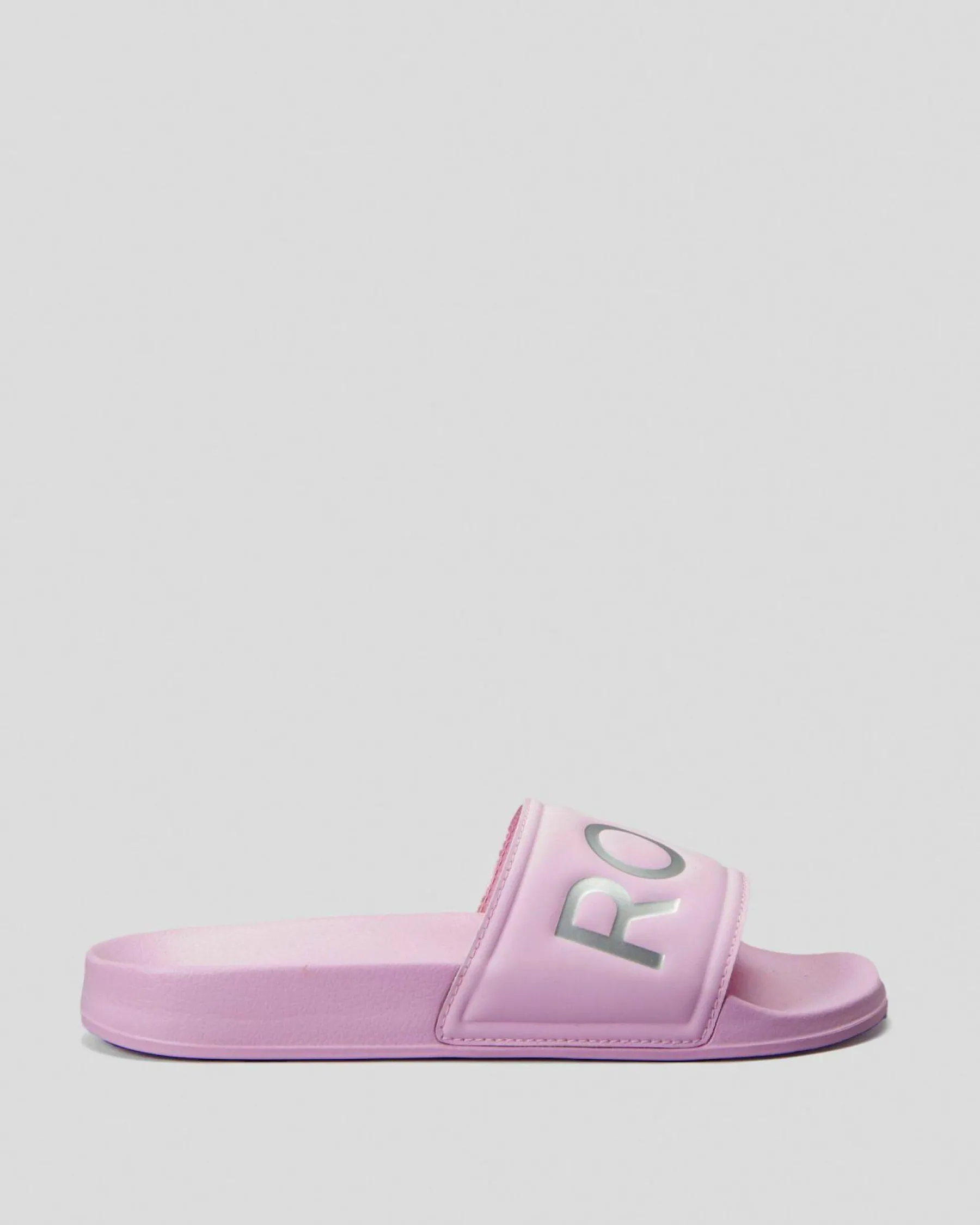 Slides*Roxy Womens Slippy Slide Sandals Pink