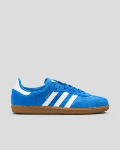 Sneakers*adidas Womens Samba ADV Shoes Blue/white/gum