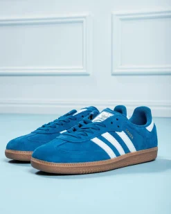 Sneakers*adidas Womens Samba ADV Shoes Blue/white/gum
