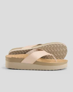Discount Womens Sandy Bloom Open Toe Slide Sandals Women Flip Flops