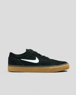 Sneakers*Nike Womens SB Chron 2 Shoes Black/white-black-gum Light Brown