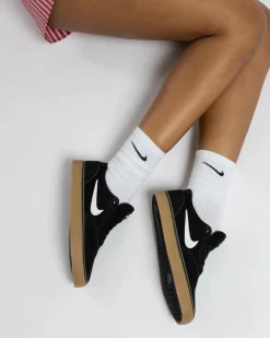 Sneakers*Nike Womens SB Chron 2 Shoes Black/white-black-gum Light Brown