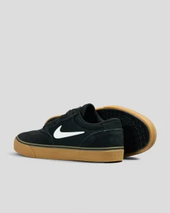 Sneakers*Nike Womens SB Chron 2 Shoes Black/white-black-gum Light Brown