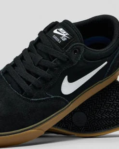 Sneakers*Nike Womens SB Chron 2 Shoes Black/white-black-gum Light Brown
