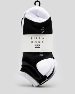 Socks*Billabong Women's Serenity Sock Pack Black
