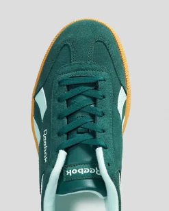 Sneakers*Reebok Womens Smash Edge Shoes Collegiate Green/glitch Aqua/gum