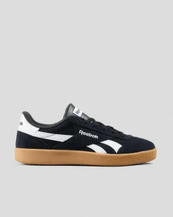 Sneakers*Reebok Womens Smash Edge Shoes Black/white/gum