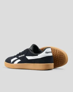 Sneakers*Reebok Womens Smash Edge Shoes Black/white/gum