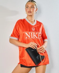 Outlet Womens' Sportswear V-Neck Jersey Women Tops