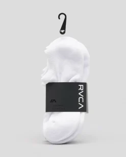 Socks*RVCA Women's Transfer Ankle Sock Pack White