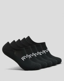 Socks*RVCA Women's Transfer Ankle Sock Pack Black