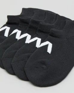 Socks*RVCA Women's Transfer Ankle Sock Pack Black