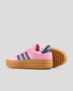 Sneakers*adidas Womens VL Court Bold Shoes Bliss Pink/dark Blue/gold Met