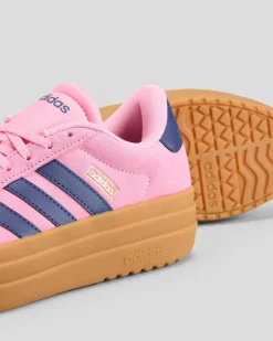 Sneakers*adidas Womens VL Court Bold Shoes Bliss Pink/dark Blue/gold Met