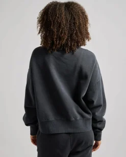Sets|Jumpers & Hoodies*Fox Wordmark OV Fleece Crew Sweatshirt Black
