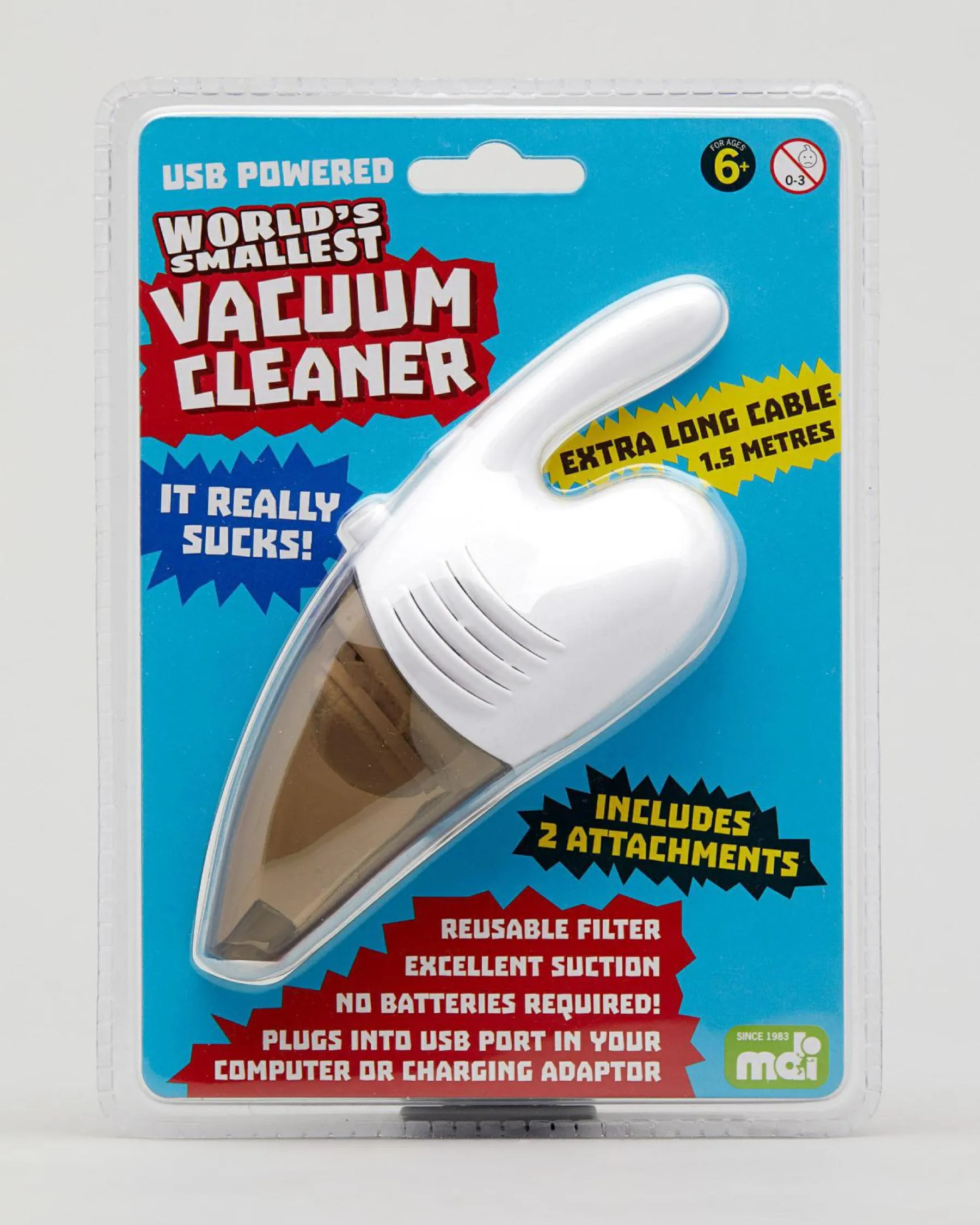 Gifts & Novelty|Gifts & Novelty*Get It Now Worlds Smallest Vacuum Cleaner Asst