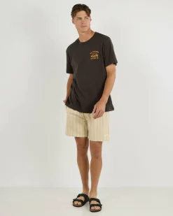 Tops & T-Shirts*Rhythm Worn Path T-Shirt Black