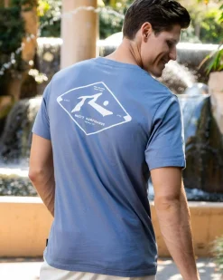 Tops & T-Shirts*Rusty Wull Wolume T-Shirt China Blue