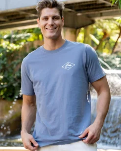 Tops & T-Shirts*Rusty Wull Wolume T-Shirt China Blue