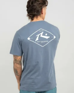 Tops & T-Shirts*Rusty Wull Wolume T-Shirt China Blue