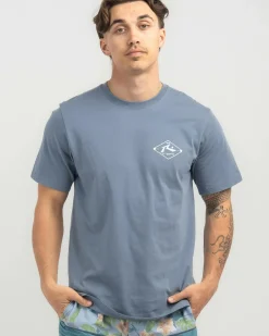 Tops & T-Shirts*Rusty Wull Wolume T-Shirt China Blue
