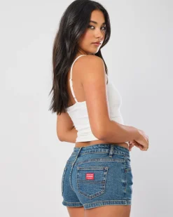 Discount Y2K Crush Micro Denim Shorts Women Denim|Bottoms