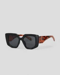 Sunglasses*Indie Eyewear York Sunglasses Black/tort/smoke